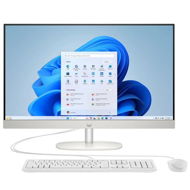 کامپیوتر همه کاره 27 اینچ اچ پی مدل HP AIO 27 CR2037nh/Core Ultra 7-255U/16GB/512GB